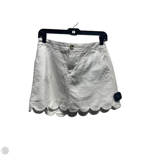 Skort Designer By Lilly Pulitzer In White, Size: 4