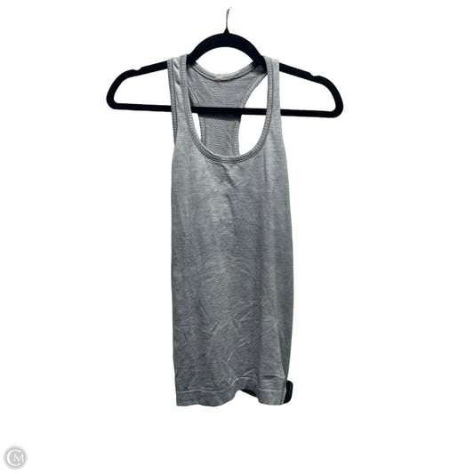 Athletic Tank Top By Lululemon In Grey, Size: 4