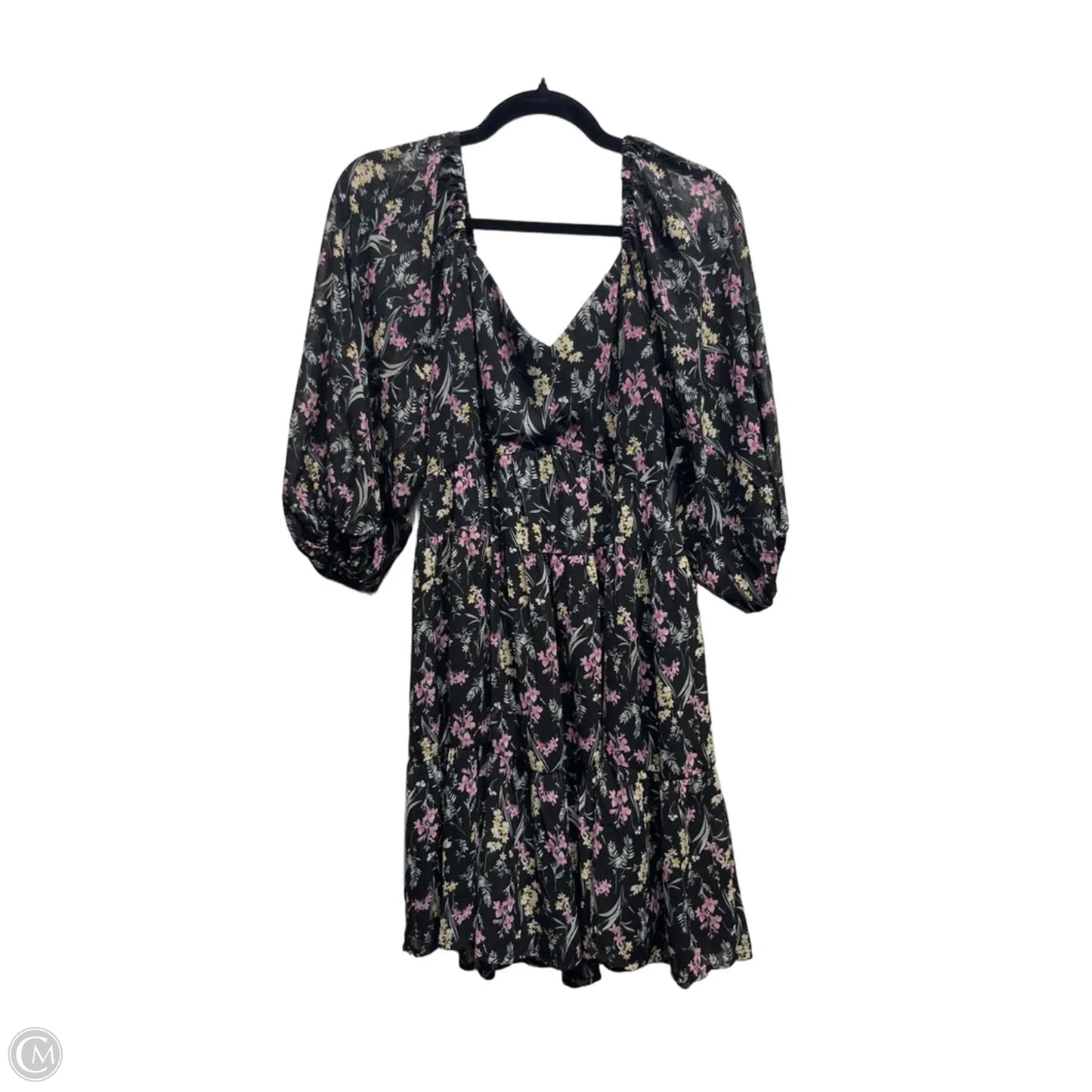 Dress Party Short By Arula In Black & Pink, Size: Xl