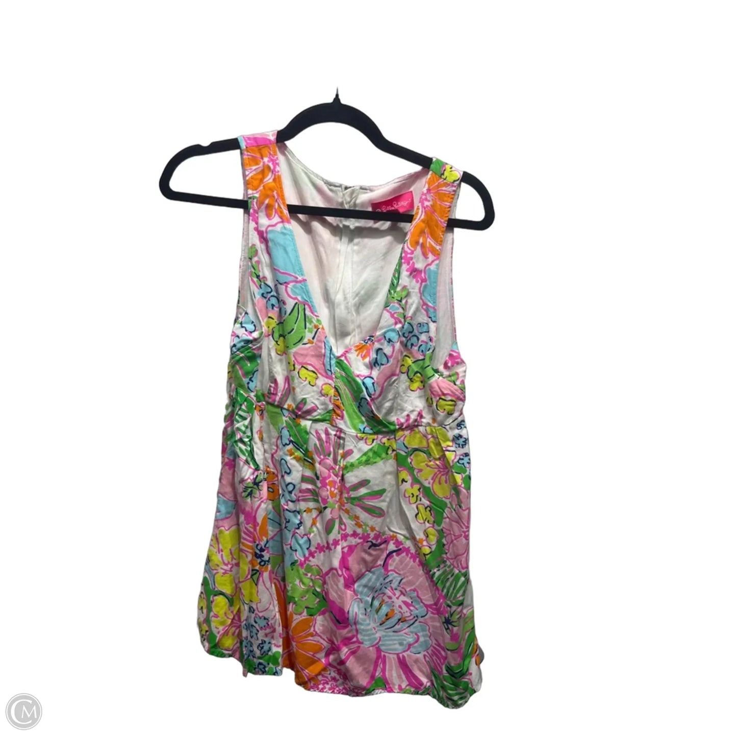 Top Sleeveless By Target-designer In Orange & Pink, Size: M