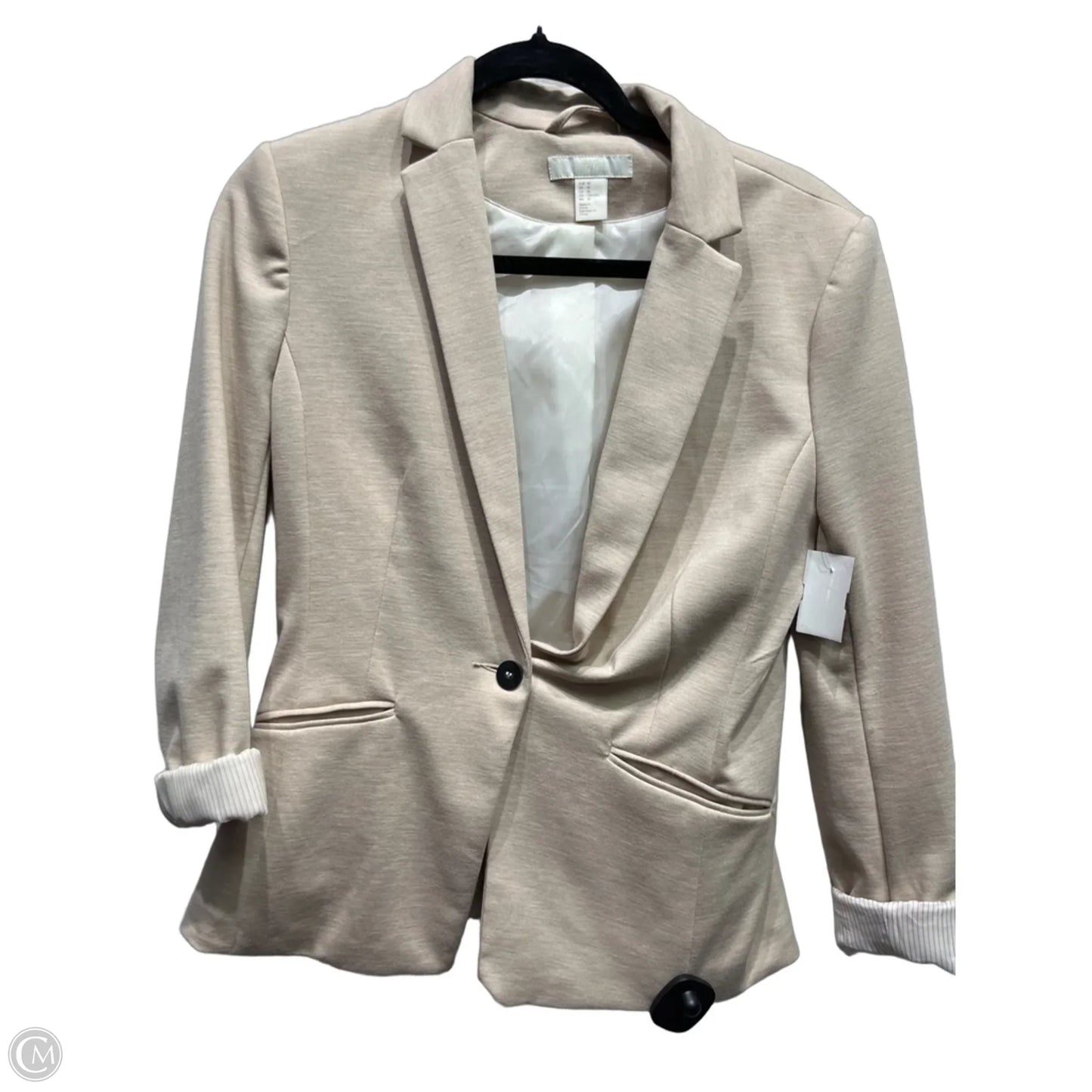 Blazer By H&m In Tan, Size: 10