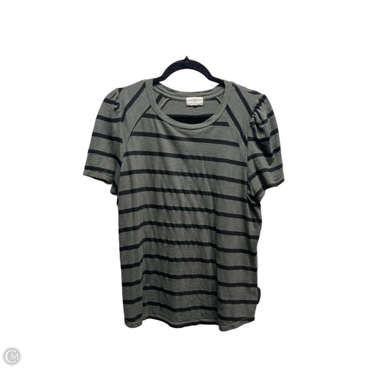 Top Short Sleeve By T.la In Black & Green, Size: L