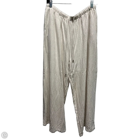 Pants Linen By Lillusory In Tan, Size: Xl