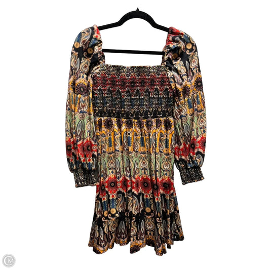 Dress Designer By Alice + Olivia In Orange & Red, Size: 4