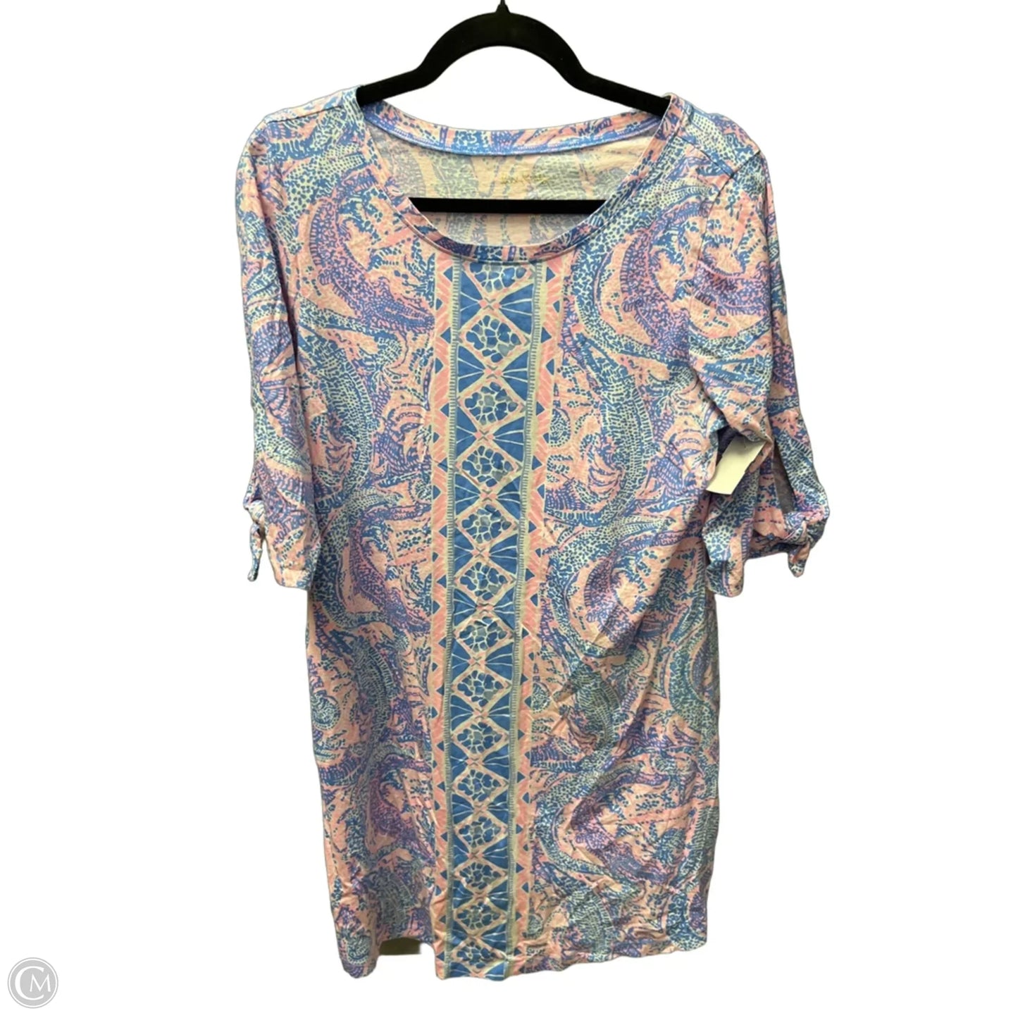 Dress Designer By Lilly Pulitzer In Blue & Pink, Size: L