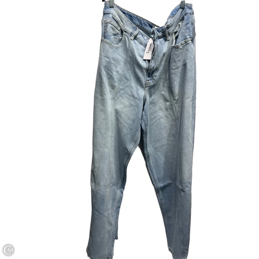 Jeans Wide Leg By The Drop In Blue Denim, Size: 14