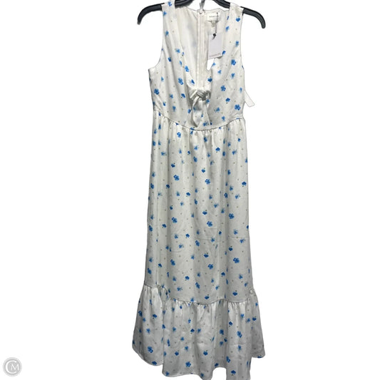Dress Casual Maxi By Sugar Lips In Blue & White, Size: S