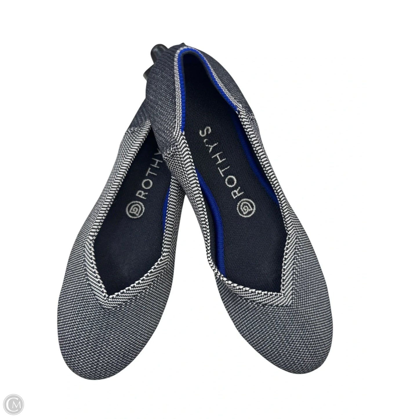 Shoes Flats By Rothys In Black & White, Size: 8