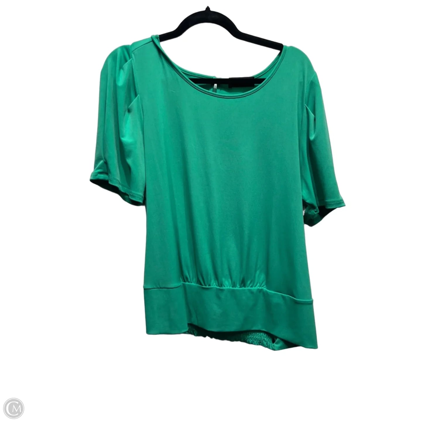 Top Short Sleeve Designer By Karl Lagerfeld In Green, Size: Xl