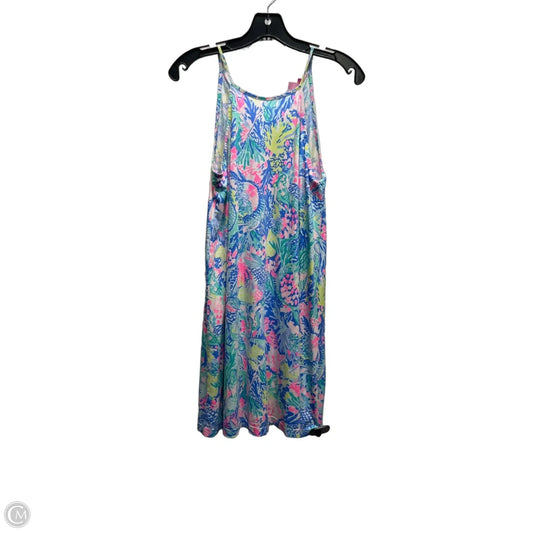 Dress Designer By Lilly Pulitzer In Blue & Pink, Size: Xxs