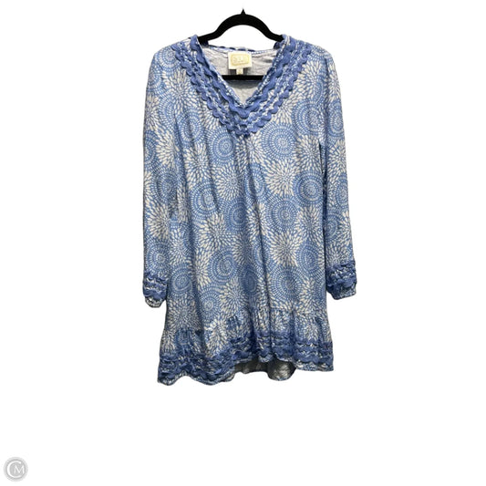 Dress Casual Short By Sail To Sable In Blue & White, Size: M
