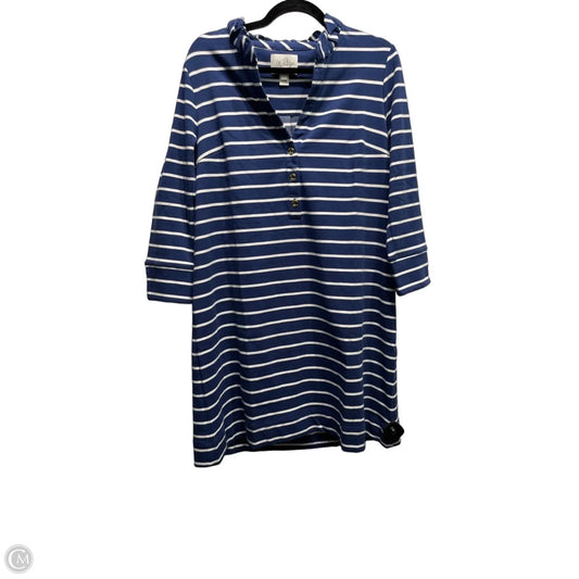 Dress Designer By Lilly Pulitzer In Blue & White, Size: M