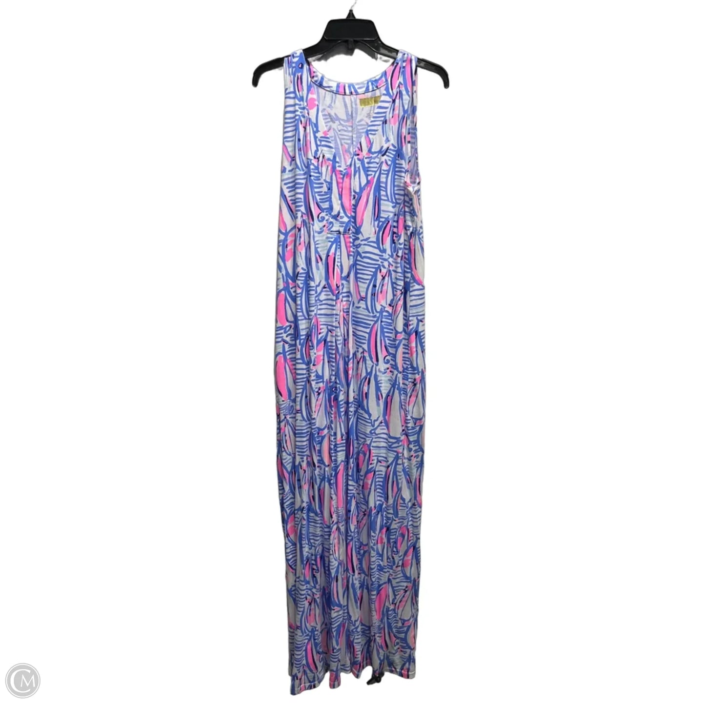 Dress Designer By Lilly Pulitzer In Blue & Pink, Size: L