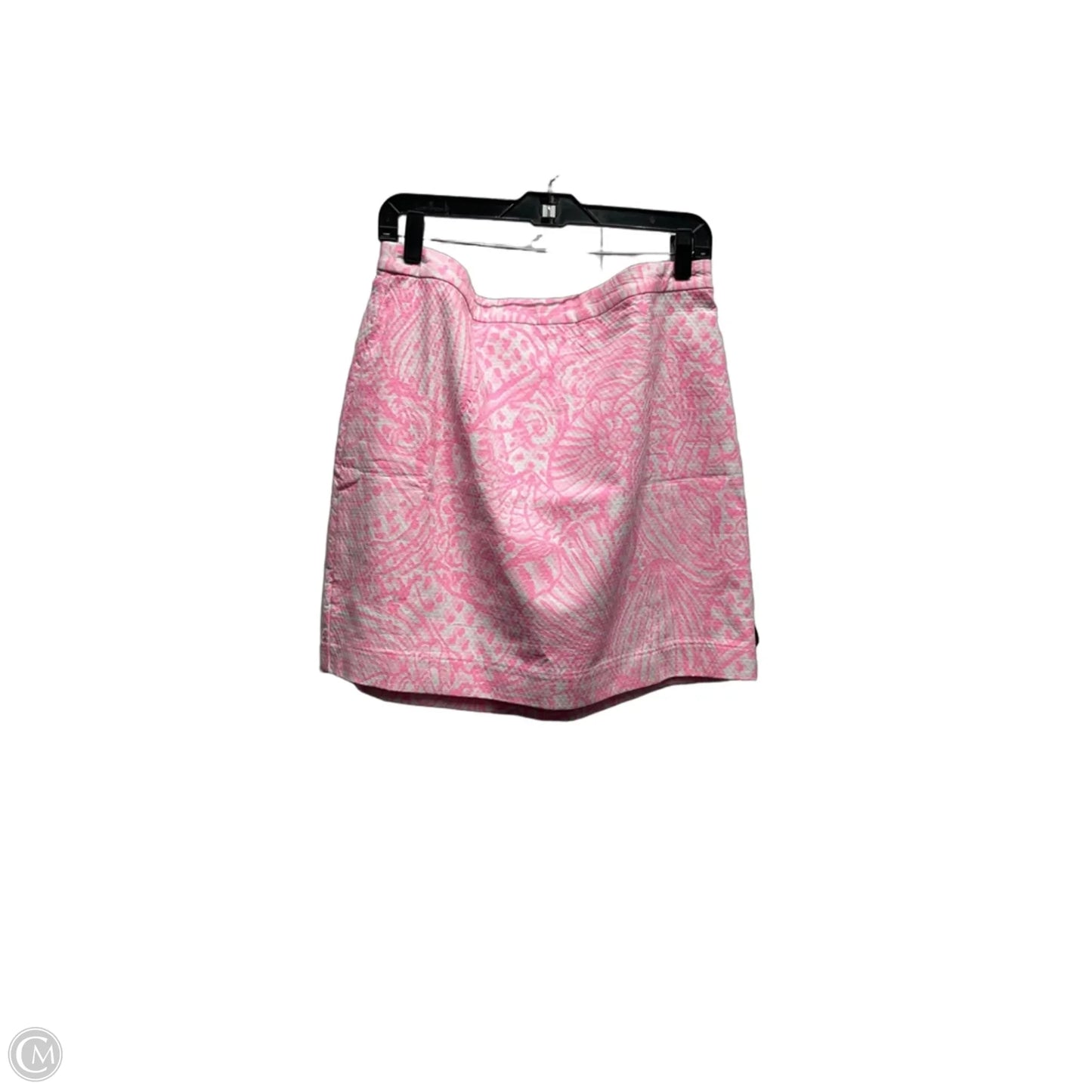 Skirt Designer By Lilly Pulitzer In Pink & White, Size: 12