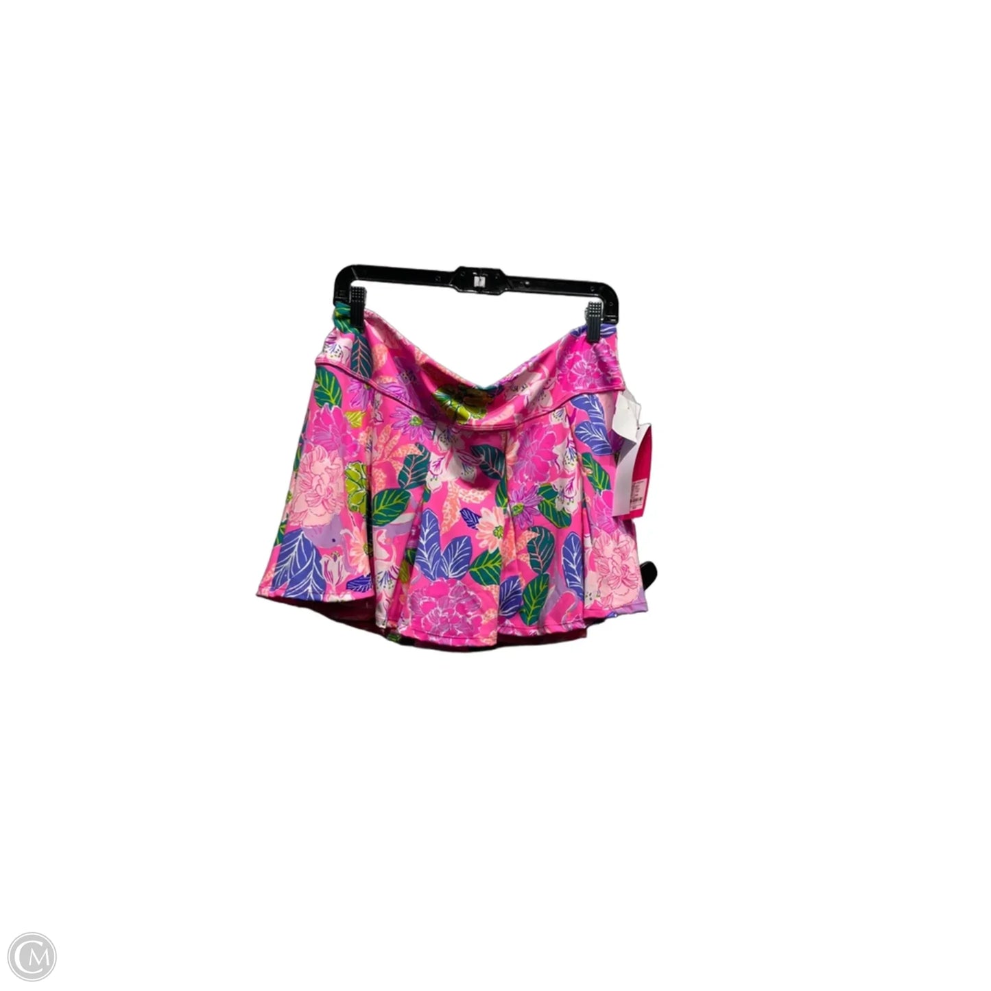 Skort Designer By Lilly Pulitzer In Green & Pink, Size: L