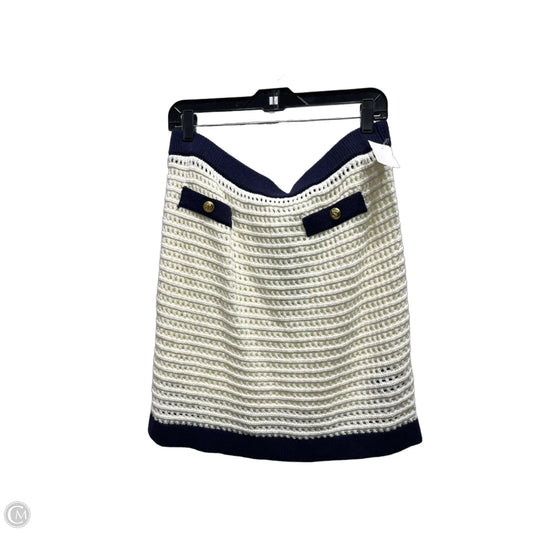 Skirt Mini & Short By Steve Madden In Blue & White, Size: Xl