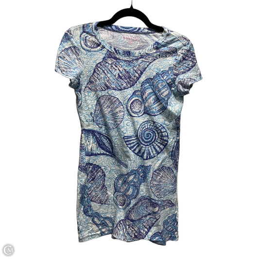 Dress Designer By Lilly Pulitzer In Blue & White, Size: Xs