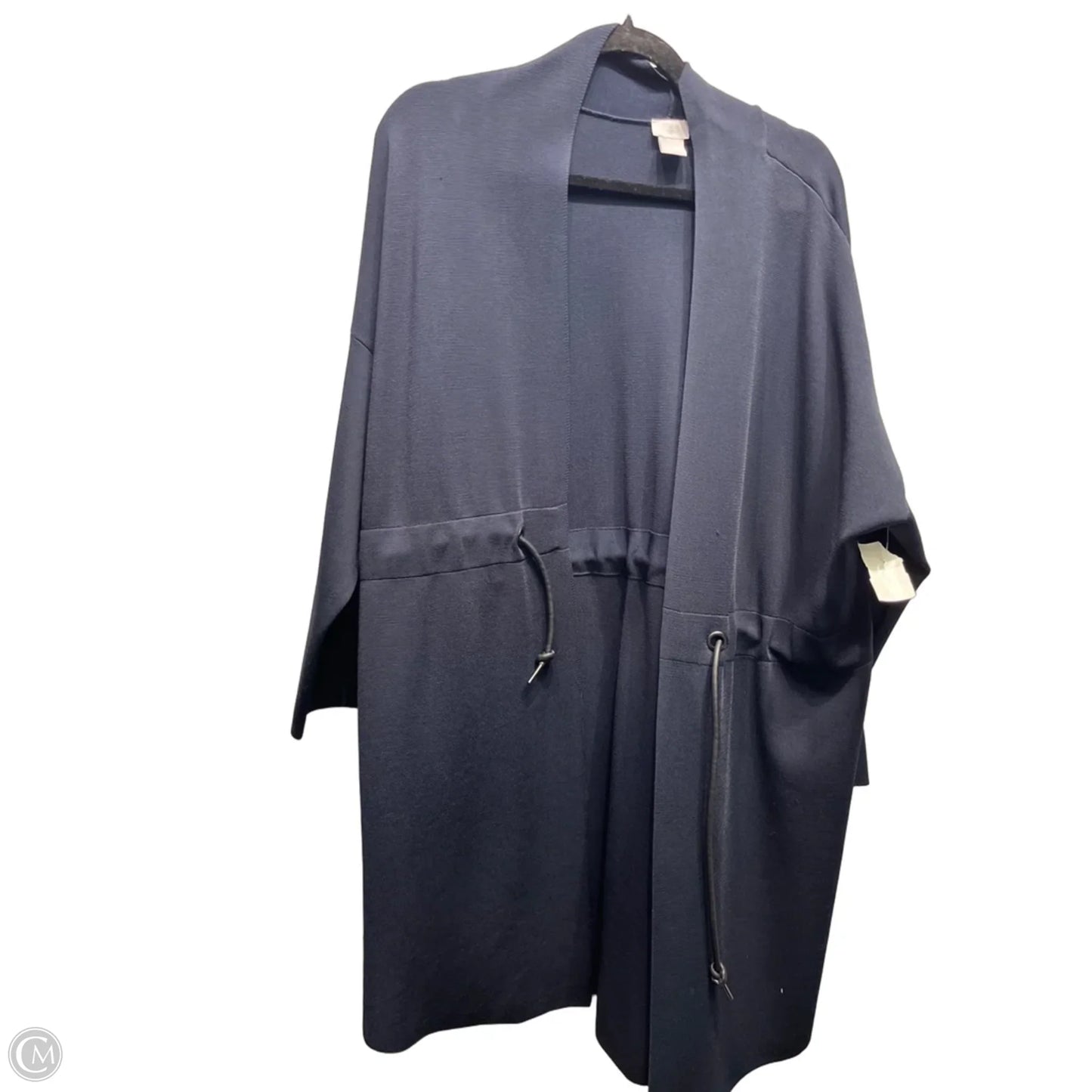 Sweater Cardigan By Chicos In Navy, Size: L