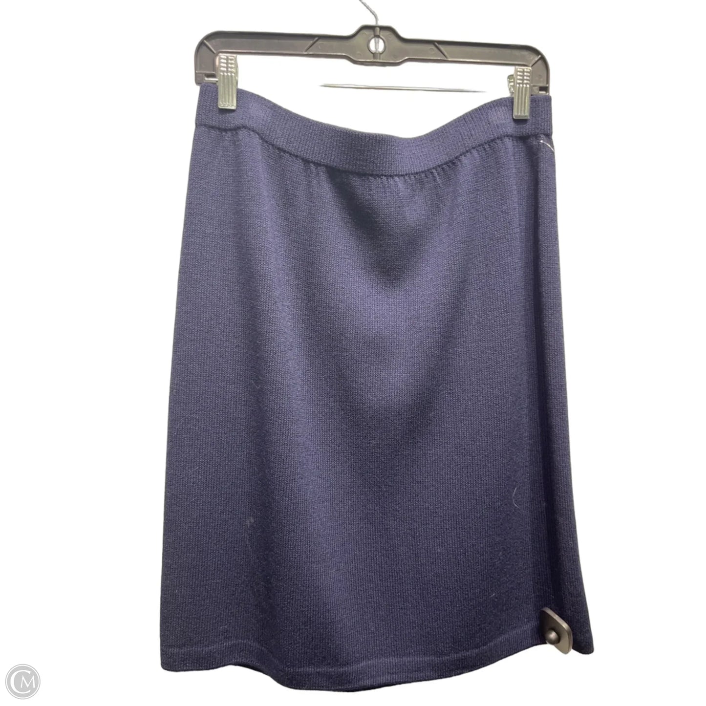 Skirt Luxury Designer By St John Collection In Navy, Size: 12