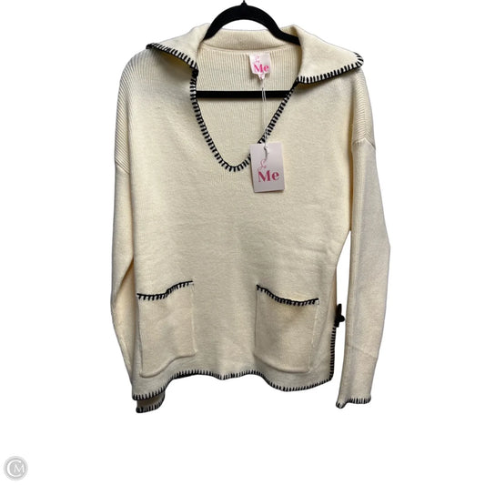 Sweater By So Me In Black & Tan, Size: S