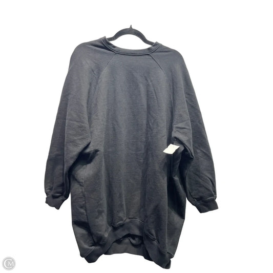 Sweatshirt Crewneck By Zara In Black, Size: M