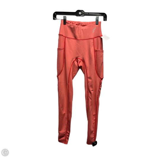 Athletic Leggings By flag nor fail In Peach, Size: S
