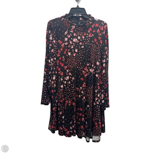 Top Long Sleeve By Lane Bryant In Black & Pink, Size: 26