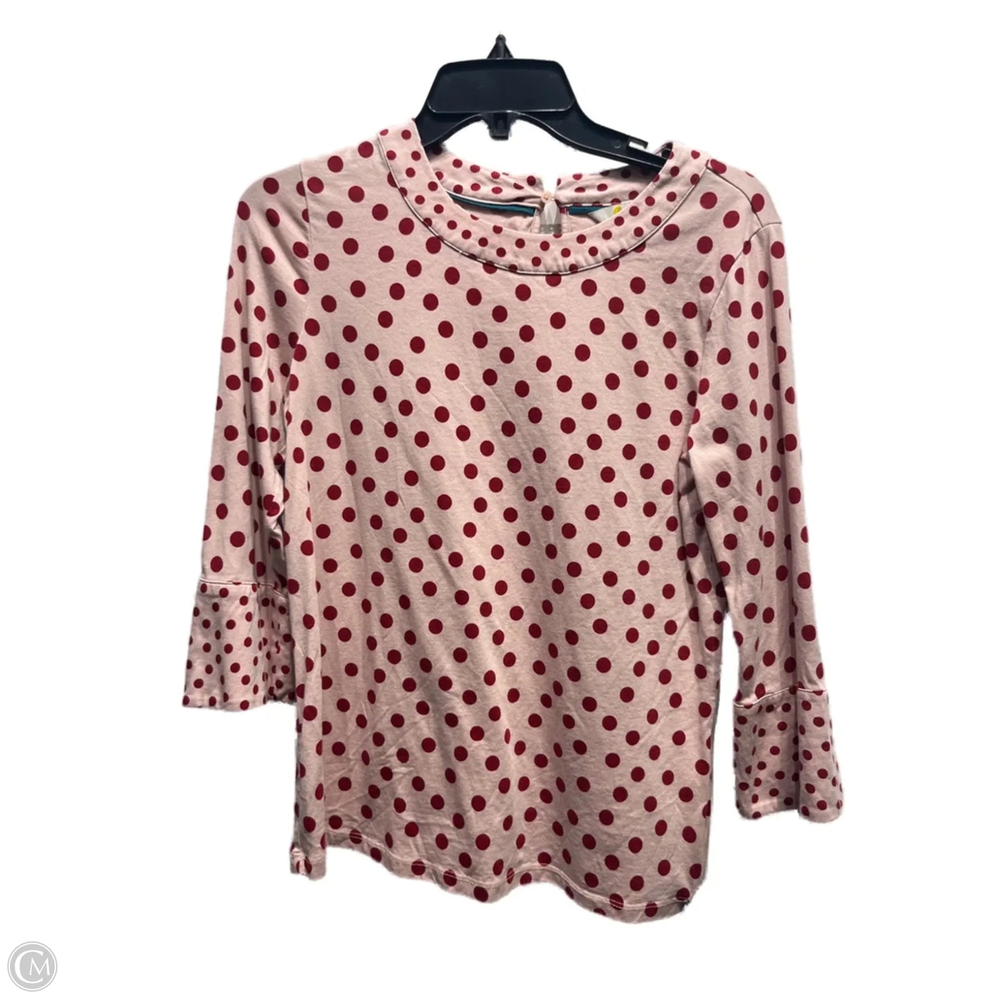 Top Long Sleeve By Boden In Pink & Red, Size: 6