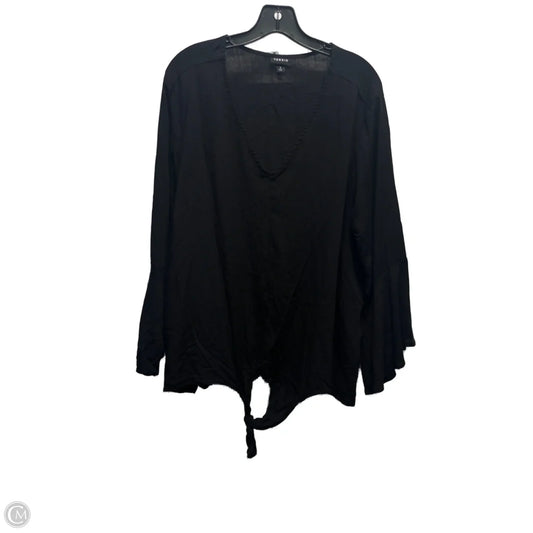 Top Long Sleeve By Torrid In Black, Size: 3x