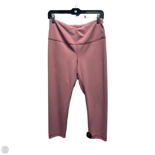 Athletic Leggings By 90 Degrees By Reflex In Pink, Size: L