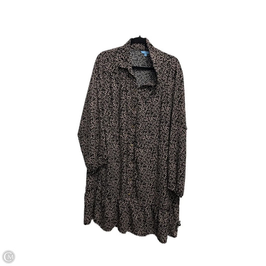 Dress Casual Short By Draper James In Black & Cream, Size: 1x