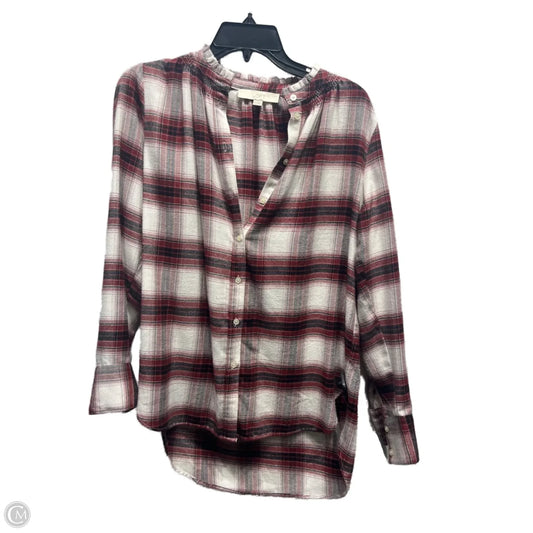 Top Long Sleeve By Loft In Red, Size: Xs