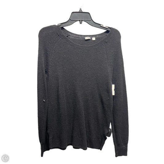 Top Long Sleeve Basic By Gap In Black, Size: Xs
