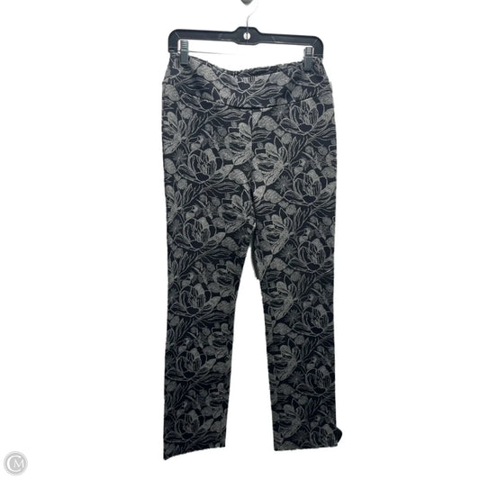 Pants Leggings By Soft Surroundings In Black & Grey, Size: S