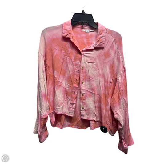 Top Long Sleeve By Oneill In Pink, Size: S