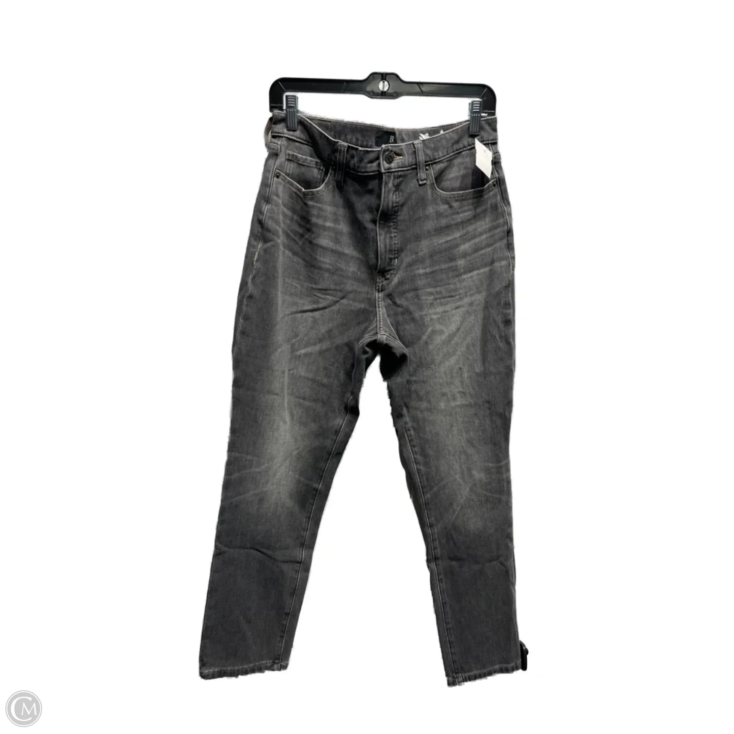 Jeans Straight By Banana Republic In Grey Denim, Size: 10