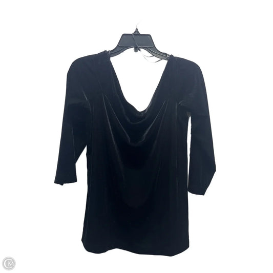 Top Long Sleeve By Ann Taylor In Black, Size: Xl