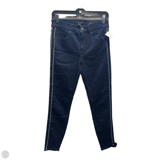 Jeans Skinny By Ann Taylor In Blue Denim, Size: 4