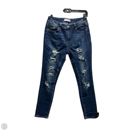 Jeans Straight By Kancan In Blue Denim, Size: 6