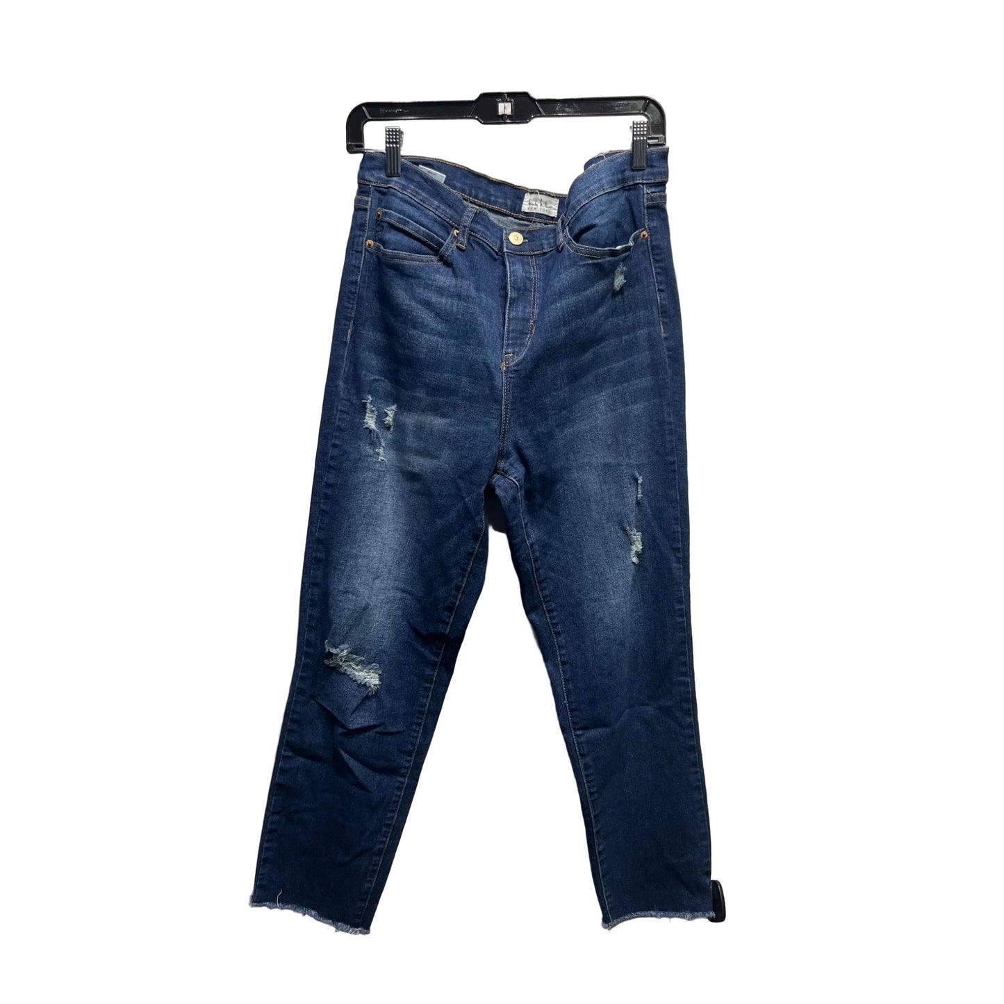 Jeans Skinny By Nicole Miller In Blue Denim, Size: 12