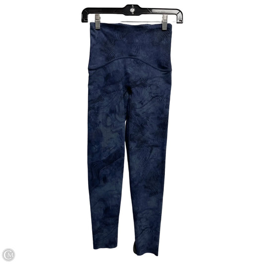 Athletic Leggings By Spanx In Blue, Size: Xs
