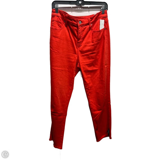 Jeans Cropped By Chicos In Red Denim, Size: 4l