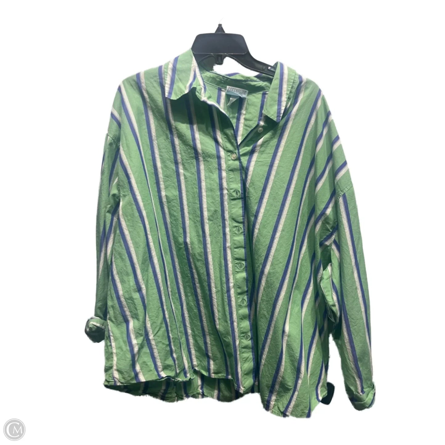 Top Long Sleeve By Target-designer In Green, Size: Xxl