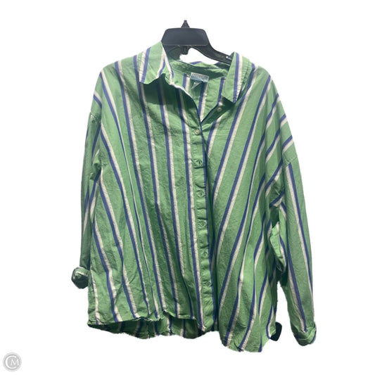 Top Long Sleeve By Target-designer In Green, Size: Xxl