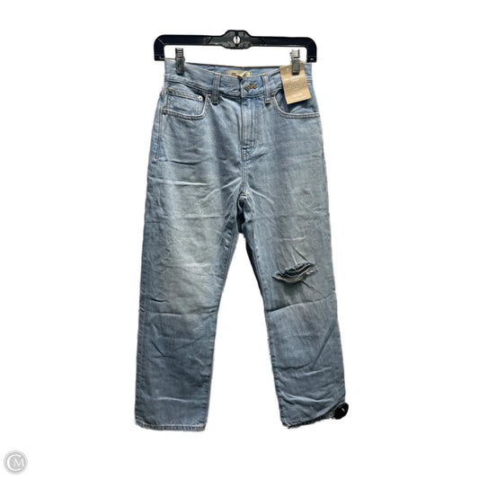 Jeans Cropped By Madewell In Blue Denim, Size: 0