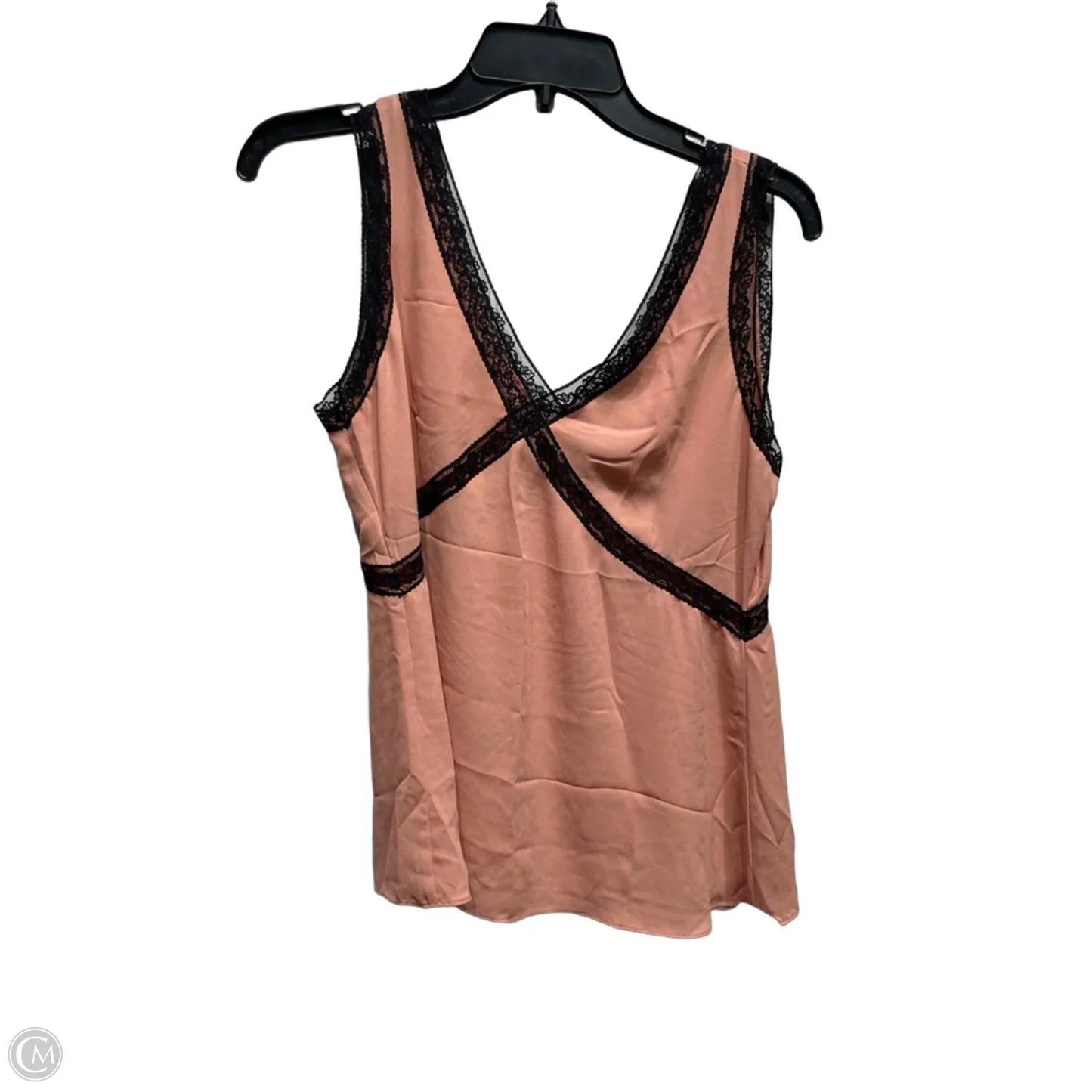 Top Sleeveless By J. Crew In Black & Pink, Size: 4