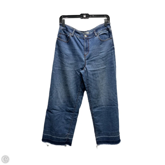 Jeans Wide Leg By Loft In Blue Denim, Size: 6