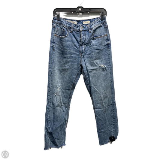 Jeans Straight By Pilcro In Blue Denim, Size: 6