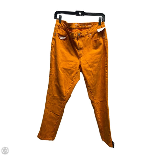 Pants Cropped By Crown And Ivy In Orange, Size: 12