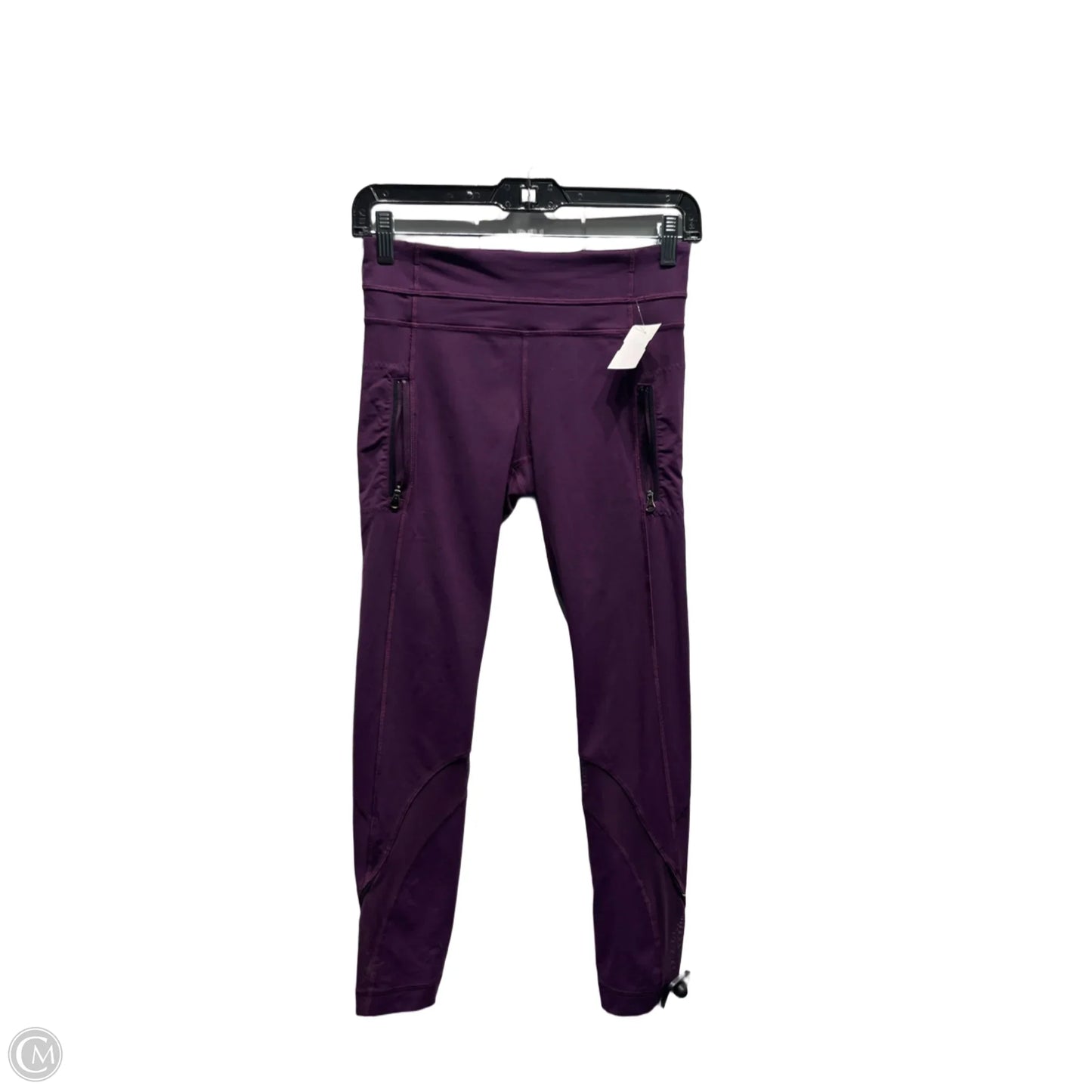 Athletic Leggings By Lululemon In Purple, Size: S